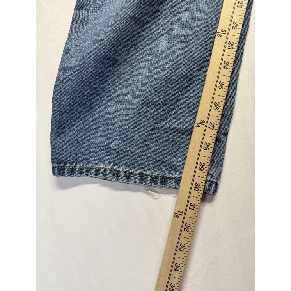 Vintage Levis 550 90s Jeans 36x30 USA Straight Leg Blue denim Y2K Grunge - Picture 7 of 16